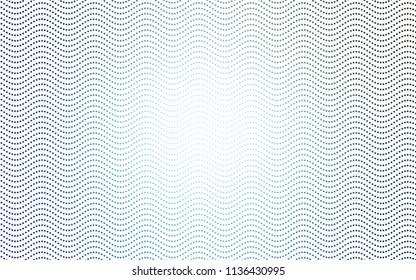 Light Blue, Green vector banner with circles, spheres. Abstract spots. Background of Art bubbles in halftone style with colored gradient.