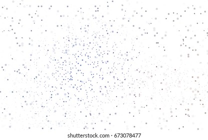 Light Blue, Green vector banner with circles, spheres. Abstract spots. Background of Art bubbles in halftone style with colored gradient.