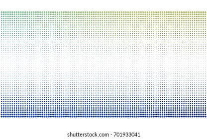 Light Blue, Green vector banner set of circles, spheres. Donuts Background. Creative Design Templates. Technology halftone illustration.