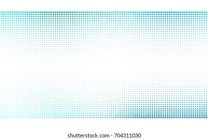 Light Blue, Green vector banner set of circles, spheres. Donuts Background. Creative Design Templates. Technology halftone illustration.