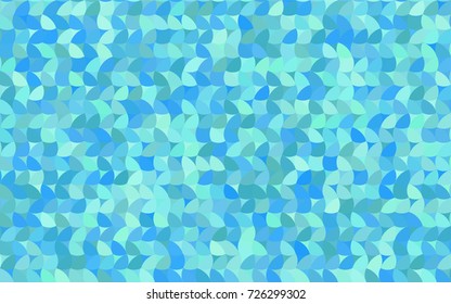 Light Blue, Green vector banner with circles, spheres. Abstract spots. Background of Art bubbles in halftone style with colored gradient.