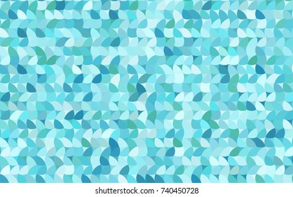 Light Blue, Green vector banner with circles, spheres. Abstract spots. Background of Art bubbles in halftone style with colored gradient.