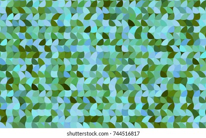 Light Blue, Green vector banner with circles, spheres. Abstract spots. Background of Art bubbles in halftone style with colored gradient.