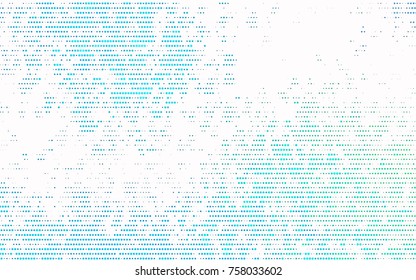 Light Blue, Green vector banner with circles, spheres. Abstract spots. Background of Art bubbles in halftone style with colored gradient.