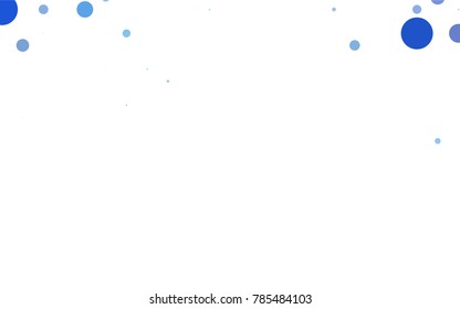 Light Blue, Green vector banner with circles, spheres. Abstract spots. Background of Art bubbles in halftone style with colored gradient.