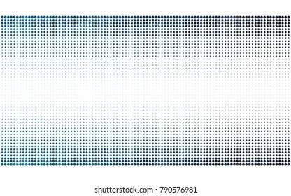 Light Blue, Green vector banner set of circles, spheres. Donuts Background. Creative Design Templates. Technology halftone illustration.