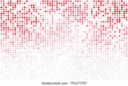 Light Blue, Green vector banner with circles, spheres. Abstract spots. Background of Art bubbles in halftone style with colored gradient.