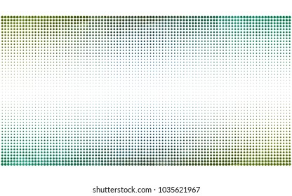Light Blue, Green vector banners set of circles, spheres. Abstract spots. Art Background of bubbles in halftone style with colored gradient.