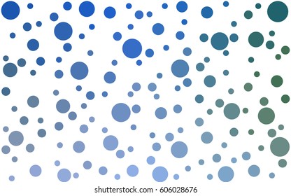 Light Blue, Green vector banners set of circles, spheres. Abstract spots. Art Background of bubbles in halftone style with colored gradient.