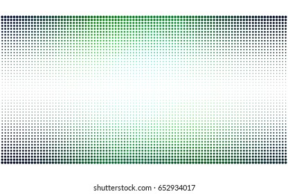 Light Blue, Green vector banners set of circles, spheres. Abstract spots. Art Background of bubbles in halftone style with colored gradient.