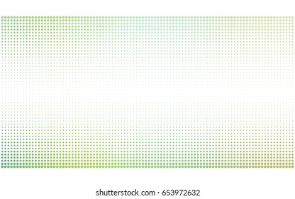 Light Blue, Green vector banners set of circles, spheres. Abstract spots. Art Background of bubbles in halftone style with colored gradient.