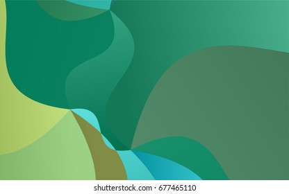 Light Blue, Green vector bent background. Glitter abstract illustration with wry lines. A completely new template for your business design.