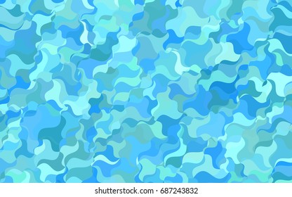 Light Blue, Green vector bent template. Shining crooked illustration in a brand-new style. The completely new template can be used for your brand book.