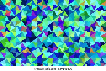 Light Blue, Green vector bent background. Colorful illustration in abstract cranked style with gradient. The textured pattern can be used for background.