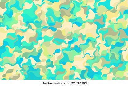 Light Blue, Green vector bent template. Creative geometric illustration in Origami style with gradient. The pattern of blurred lines for your business design.