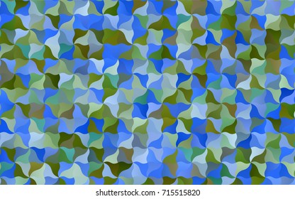Light Blue, Green vector bent pattern. Creative geometric illustration in Origami style with gradient. A completely new template for your business design.