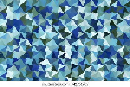 Light Blue, Green vector bent pattern. A sample with blurred shapes. A completely new template for your business design.