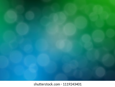 Light Blue, Green vector blur pattern. Glitter abstract illustration with an elegant design. The blurred design can be used for your web site.