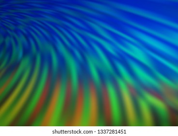 Light Blue, Green vector blur pattern. Glitter abstract illustration with an elegant design. The background for your creative designs.