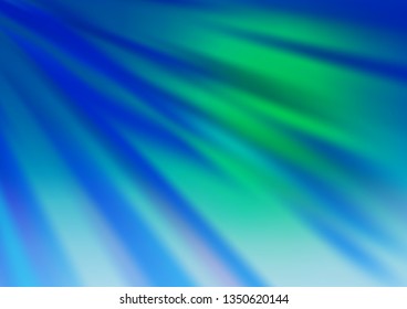 Light Blue, Green vector blur pattern. A vague abstract illustration with gradient. A completely new design for your business.