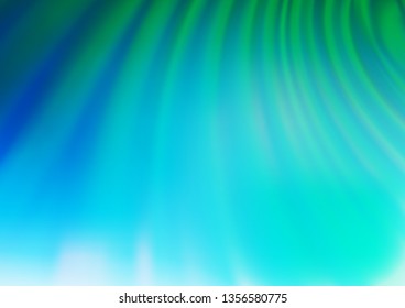 Light Blue, Green vector blur pattern. Modern geometrical abstract illustration with gradient. Brand new design for your business.