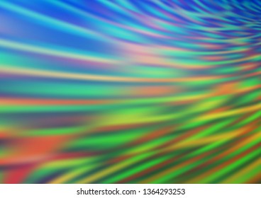 Light Blue, Green vector blur pattern. Modern geometrical abstract illustration with gradient. A completely new template for your design.