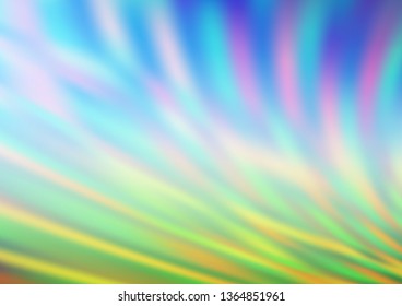 Light Blue, Green vector blur pattern. An elegant bright illustration with gradient. A completely new design for your business.