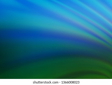Light Blue, Green vector blur pattern. An elegant bright illustration with gradient. A completely new template for your design.
