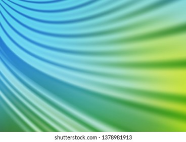 Light Blue, Green vector blur pattern. A vague abstract illustration with gradient. The blurred design can be used for your web site.