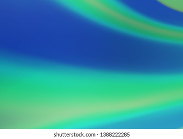 Light Blue, Green vector blur pattern. Colorful illustration in abstract style with gradient. Brand new style for your business design.