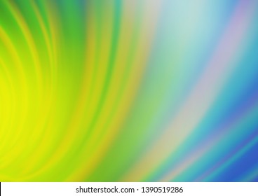 Light Blue, Green vector blur pattern. A completely new color illustration in a bokeh style. The blurred design can be used for your web site.