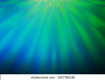 Light Blue, Green vector blur pattern. Shining colorful illustration in a Brand new style. A new texture for your design.