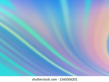 Light Blue, Green vector blur pattern. An elegant bright illustration with gradient. A new texture for your design.