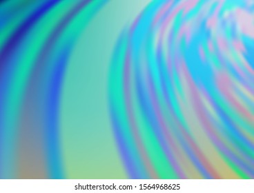 Light Blue, Green vector blur pattern. An elegant bright illustration with gradient. A new texture for your design.
