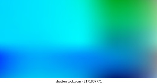 Light blue, green vector blur layout. Abstract colorful illustration in blur style with gradient. Smart pattern for websites.