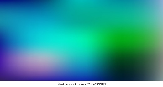 Textura azul claro, verde vectorial borrosa. Ilustración abstracta colorida con gradiente difuso. Muestra para tus diseños.