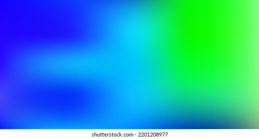 Light blue, green vector blur pattern. Abstract colorful illustration in blur style with gradient. Your design for applications.