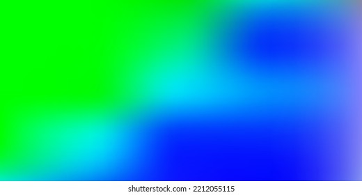 Light blue, green vector blur layout. Shining colorful blur illustration in abstract style. Sample for your designs.