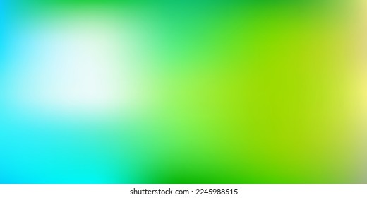Light blue, green vector blur texture. Blurred abstract gradient illustration in simple style. Multipurpose app design.
