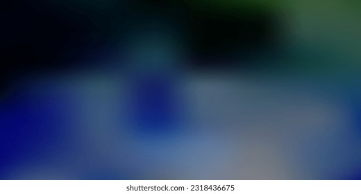 Textura azul claro, verde vectorial borrosa. Ilustración de color abstracta en estilo borroso con gradiente. La mejor opción para tu diseño.