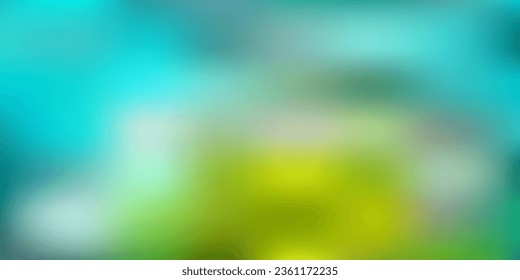 Diseño de nítidos vectores verdes y azules claros. Ilustración abstracta colorida con gradiente difuso. Muestra para tus diseños.