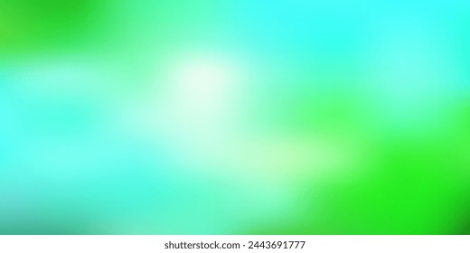 Light blue, green vector blur layout. Colorful gradient abstract illustration in blur style. Your business gesign.