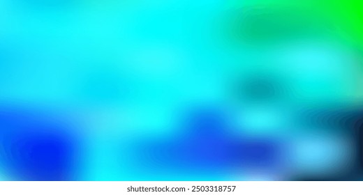 Diseño de desenfoque de Vector azul claro y verde. Ilustración abstracta de gradiente colorido en estilo desenfoque. Antecedentes para teléfonos móviles.