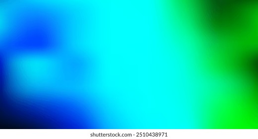 Light blue, green vector blur drawing. Colorful illustration with gradient in halftone style. Sample for your designs.