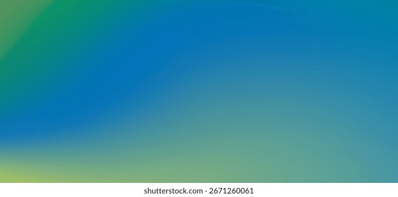 Fondo azul claro y verde desenfocado del Vector. Ilustración colorida con degradado en estilo semitono. La mejor opción para su diseño.