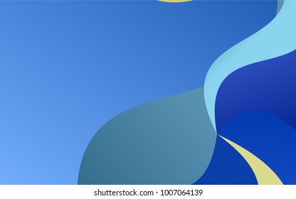 Light Blue, Green vector blurred background. A sample with blurred shapes. Brand-new style for your business design.