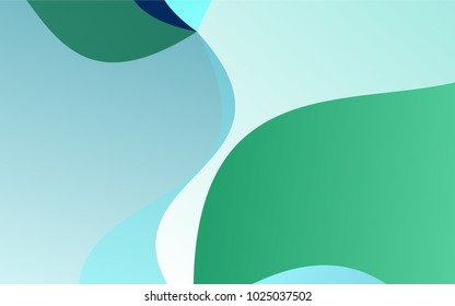 Light Blue, Green vector blurred background. Glitter abstract illustration with wry lines. The best blurred design for your business.