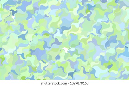 Light Blue, Green vector blurred background. Glitter abstract illustration with wry lines. The polygonal design can be used for your web site.