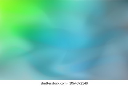 Light Blue, Green vector blurred bright pattern. Shining colored illustration in a brand-new style. A completely new design for your business.