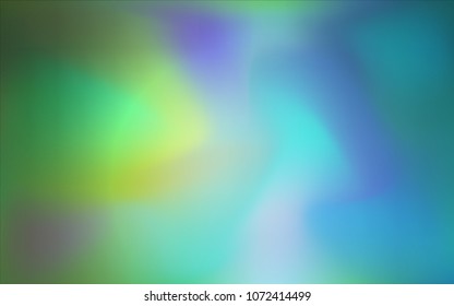 Light Blue, Green vector blurred bright template. A vague abstract illustration with gradient. The completely new template can be used for your brand book.